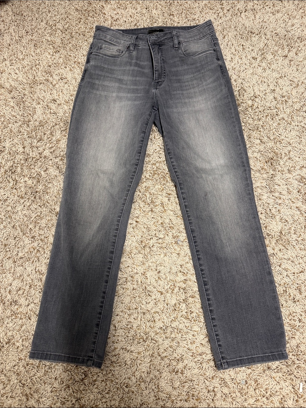Kut from the Kloth Women's Gray Straight Jeans